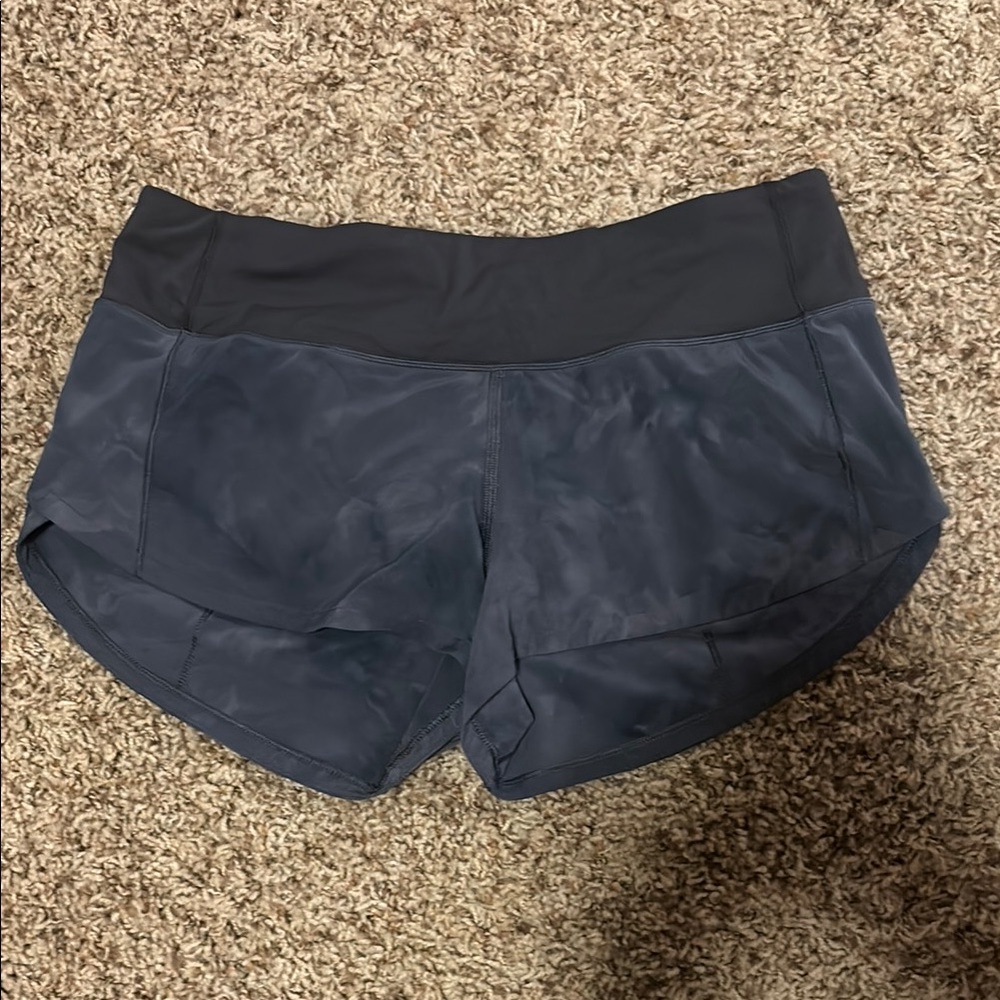 Lululemon Graphite Gray Speed Up 2.5 Shorts